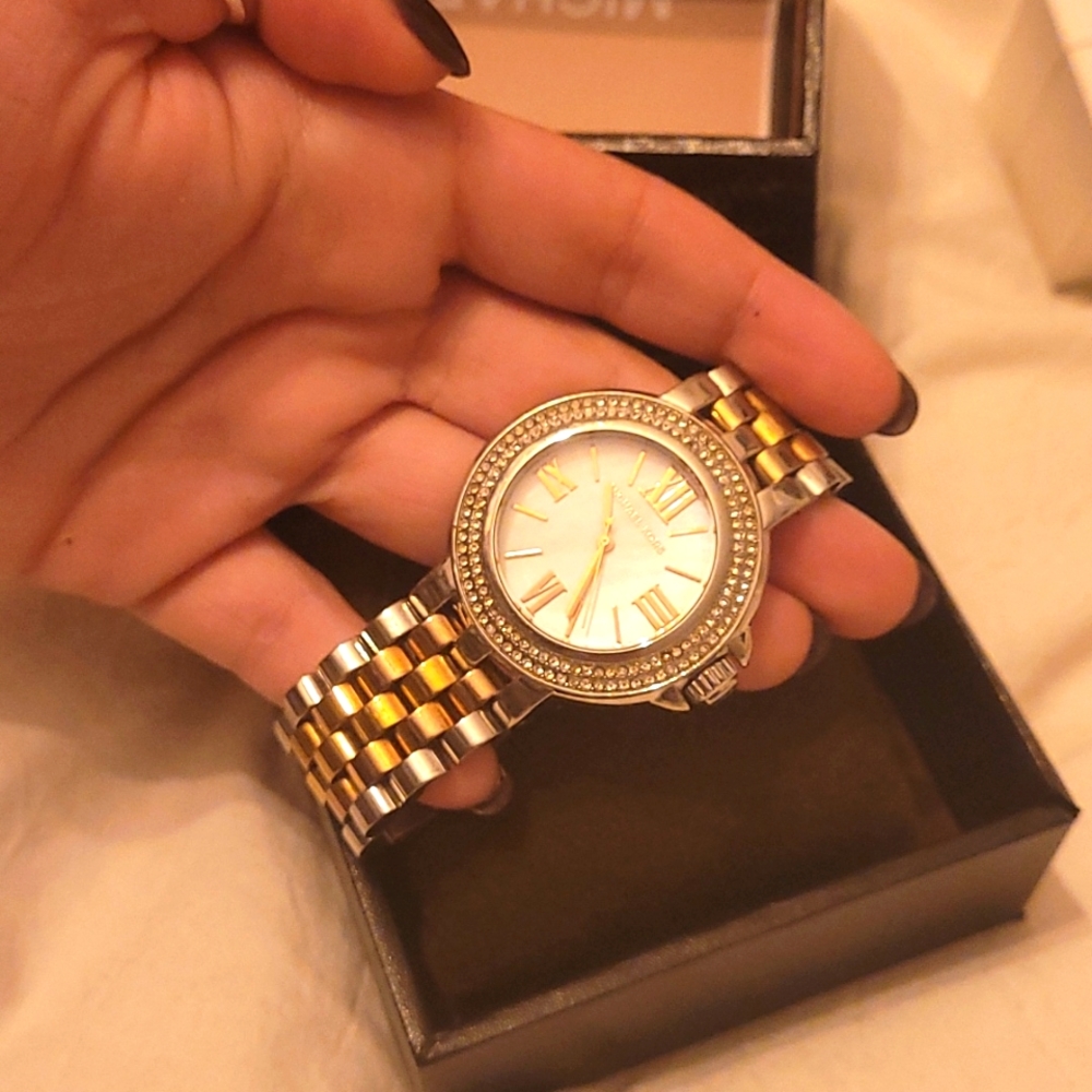 Mixed metals Michael kors watch